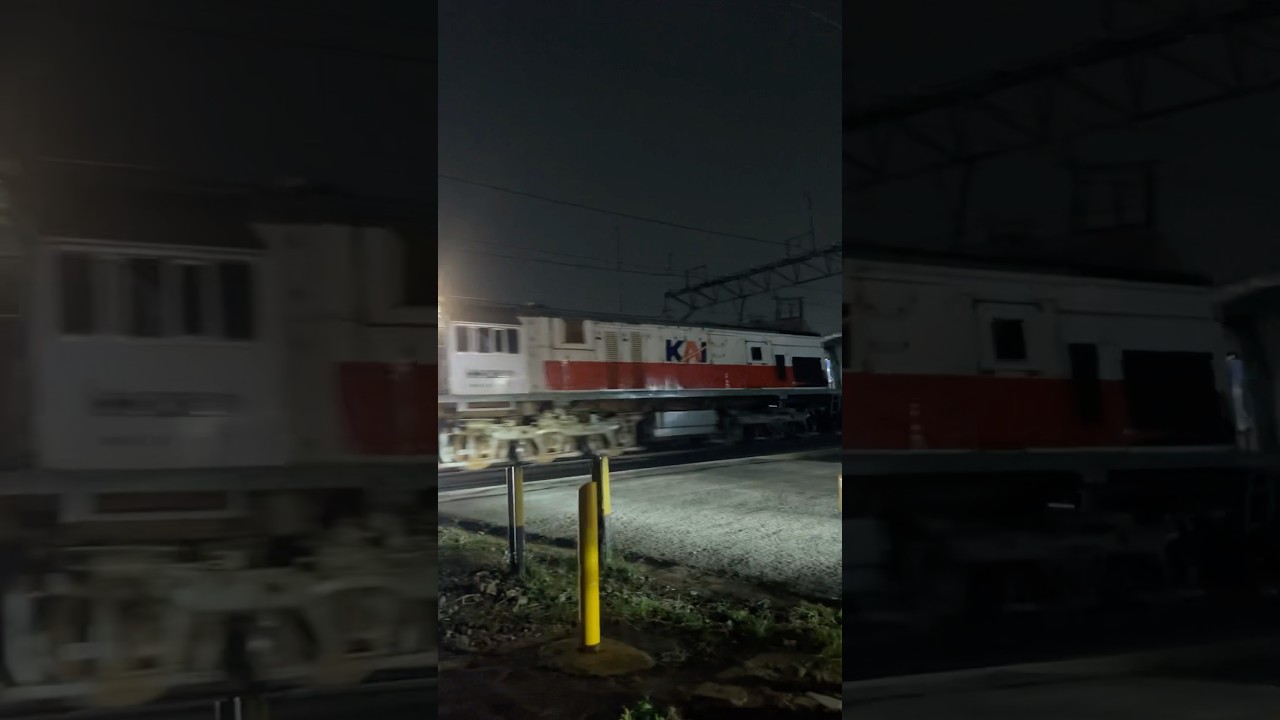 LOKOMOTIF CC 204 06 KA 76 MATARAM MELINTAS PJL 81 BEKASI