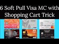 6 Soft Pull Preapproval Visa and MasterCard Credit Cards using the Shopping Cart Trick!