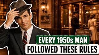 15 Forgotten Gentleman Rules Every 1950s Man Followed