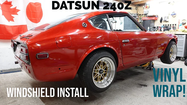 1972 Datsun 240Z Ep6 - Windshield Install & More Wrap - Build & Restoration