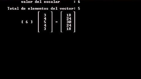 suma multiplicacion vectores hecho en c++ lik