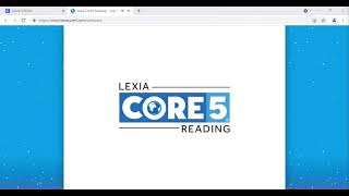 Lexia Core 5 Welcome