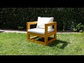 DIY modern Outdoor Chair - Gartenstuhl selber bauen