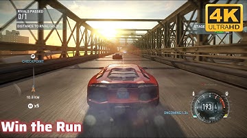 Win the Run - Need for Speed The Run Final Race 4K Ultra HD