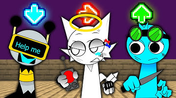 INCREDIBOX SPRUNKI PIBBY GLITCHED | FNF Character Test | Gameplay VS Playground