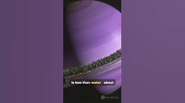 Wait… Saturn Would FLOAT in a Bathtub?! #saturn #spacefacts #gasgiants #planetaryscience #shorts