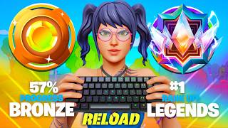 Bronze to Unreal Legends Solo SPEEDRUN.. (Fortnite Reload)
