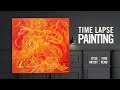 Fire  oil painting  epoxy resin  dragon art