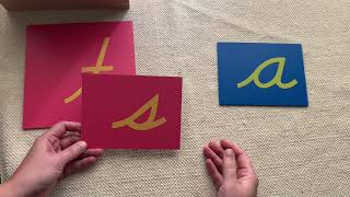 Montessori's 3 Period Lesson vs Orton-Gillingham's 3 Part Lesson -  Teaching Techniques for Phonics