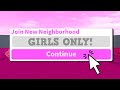 I JOINED A GIRLS ONLY BLOXBURG NEIGHBORHOOD!