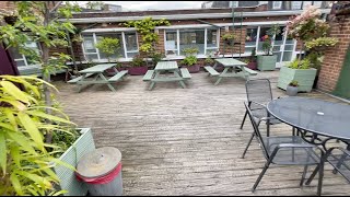 Roof Garden and Kitchen at 64 Great Eastern Street, EC2A 3QR
