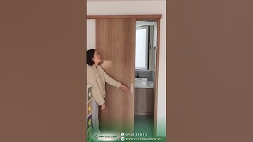 Cửa trượt composite Minh Bảo Door - trượt nhẹ êm ái, tối ưu không gian!