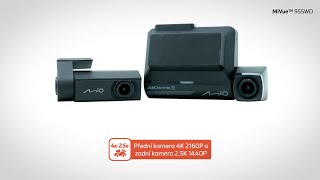 MiVue 955W DUAL - reálné 4K vpředu a 2.5K vzadu, Auto HDR režim, WIFI-5, 1.7x větší optický snímač !