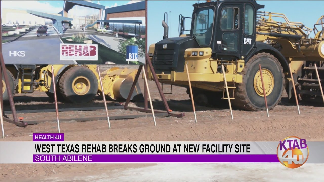 West Texas Rehab Center breaks ground at new Abilene facility - YouTube