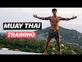 Muay Thai Training in Thailand with Greg and Mia, Milok