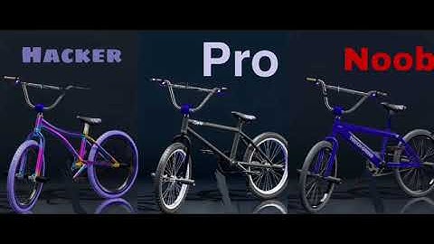 Noob vs Pro vs Hacker Touchgrind BMX 2