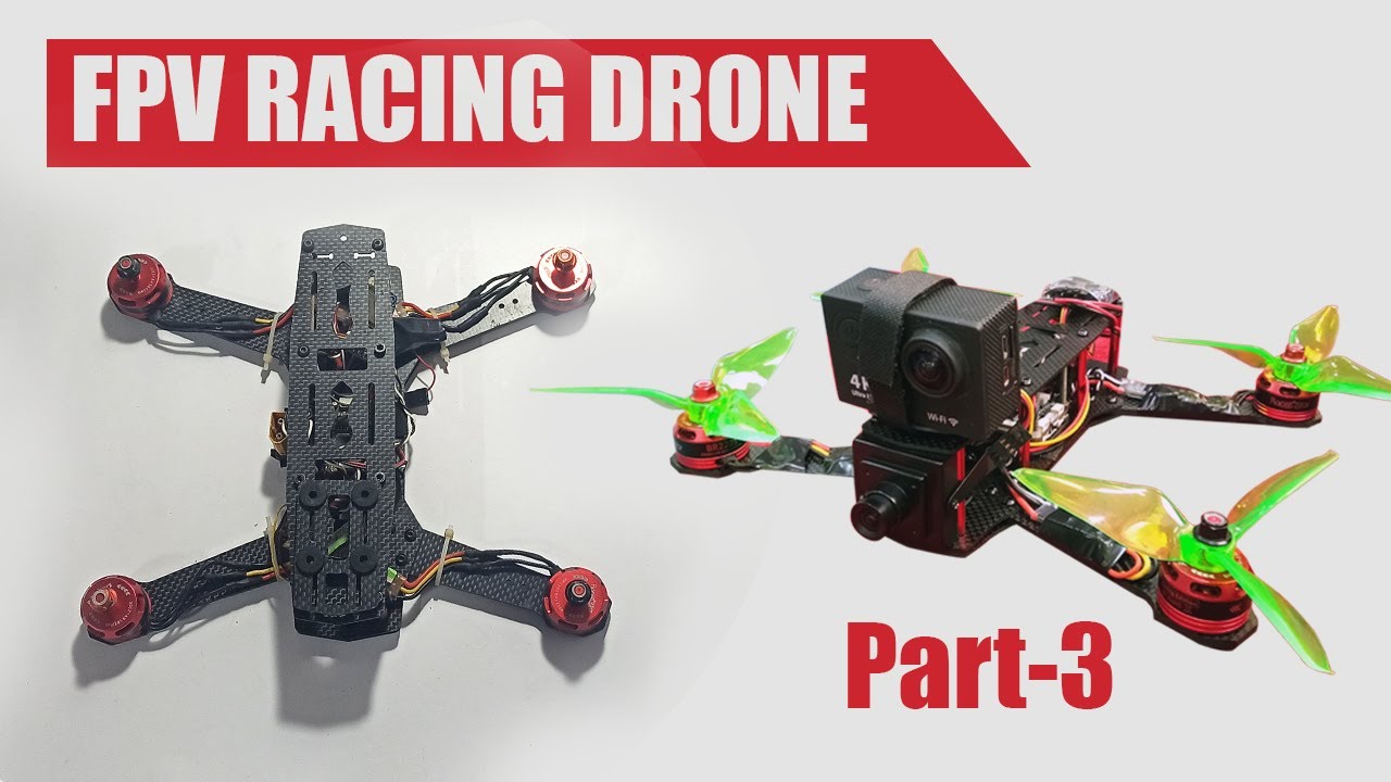 How to build FPV RACING DRONE Part3|FC & Vtx & Rx connections|DiyDot3d ...