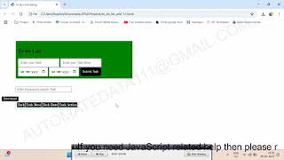21: To-Do List Project Part 6 | Export & Download Task Data Using JavaScript