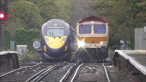 66721/66708 on RHTT duty at Ramsgate 04/10/20
