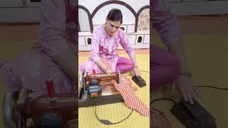 पुरानी सिलाई मशीन को बनाया automatic machine #shortvideo #neetusharmavlogs