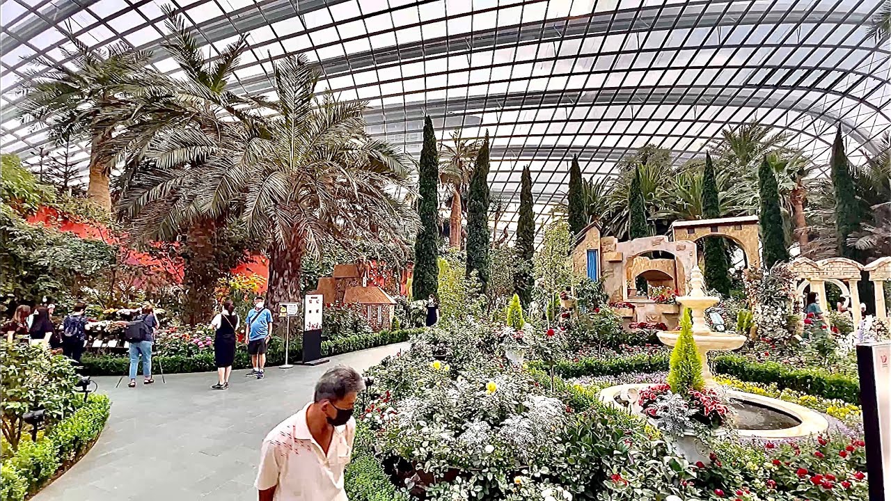 GARDENS BY THE BAY FLOWER DOME FULL TOUR REVIEW SINGAPORE MAY 2022