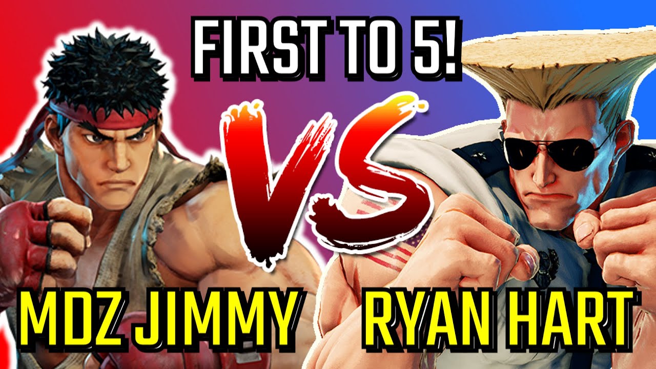 MDZ jimmY (Ryu) VS Ryan Hart (Guile) [First to 5!]