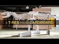 Building a t rex from cardboard  the making of
