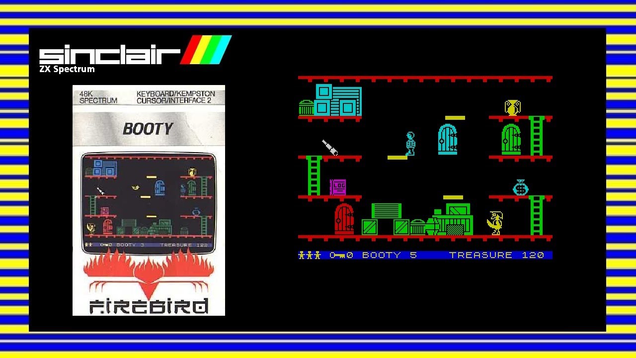 BOOTY - ZX Spectrum Game Review - YouTube