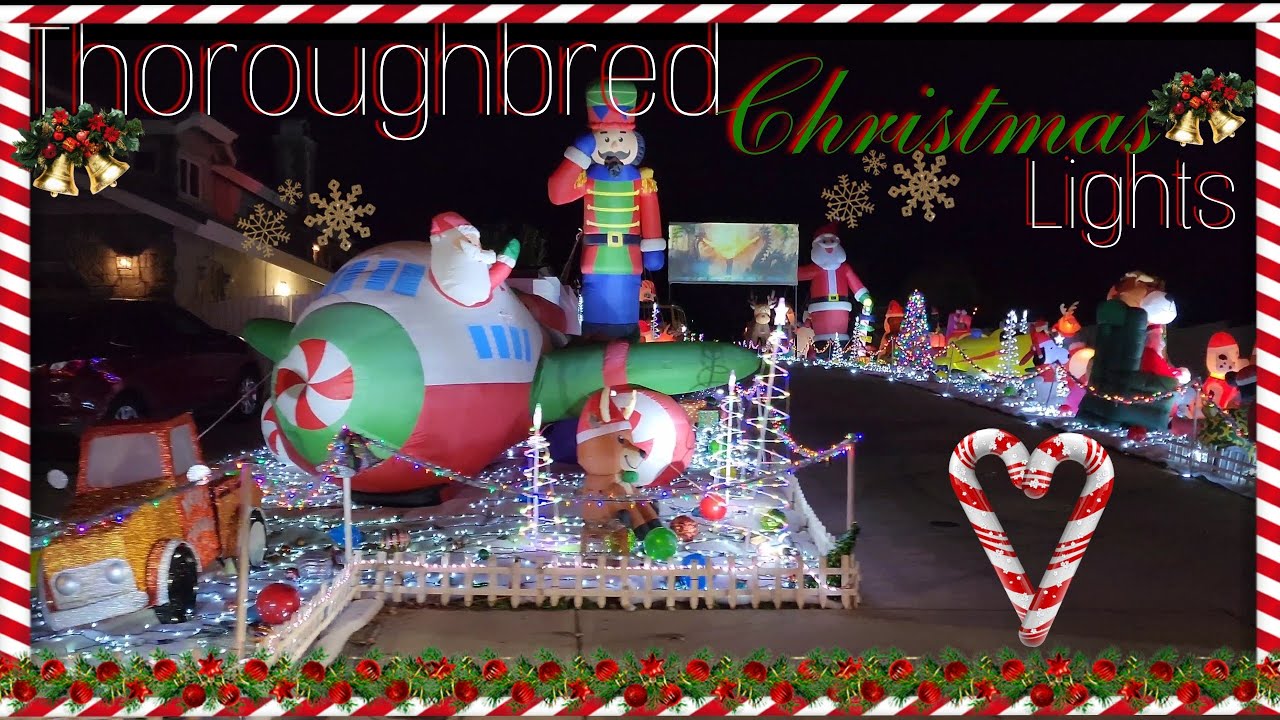 Christmas Light Show Thoroughbred St. Christmas Lights 2022 Rancho