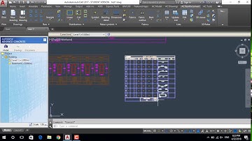 Make Bar List In Advanced Concrete 2017
