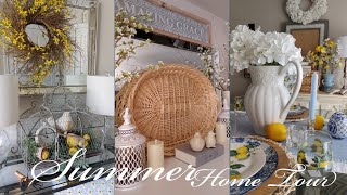 🍋2023 SUMMER HOME TOUR/FRENCH COUNTRY/FARMHOUSE/DECORATE WITH ME🍋