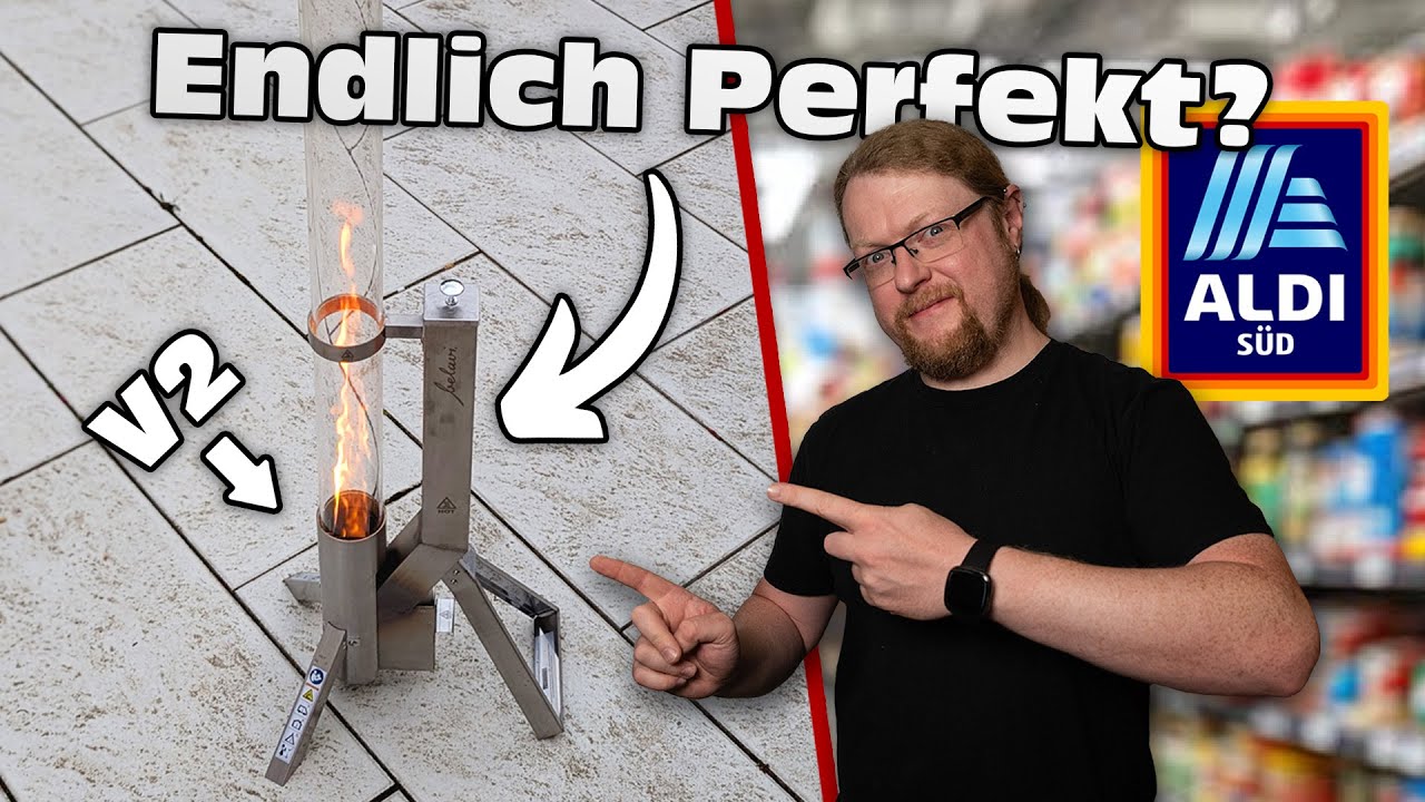 ALDI Feuerrohr V2 | Was kann der Nachfolger für 79€?