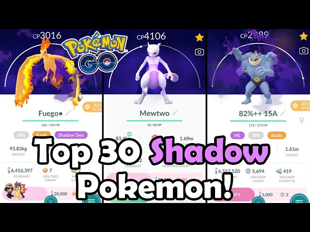 Pokemon Go: 10 Best Shadow Pokemon, Ranked By Appearance