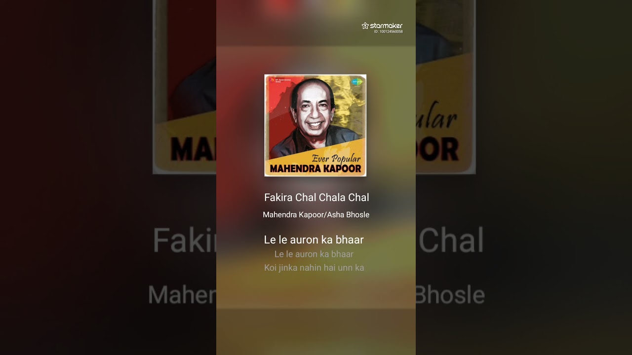 Fakira#Chal#Chala#Chal#