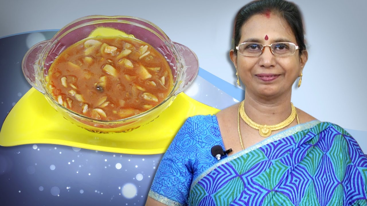 Mushroom in Garlic Sauce Mallika Badrinath Indian Recipes Chapathi