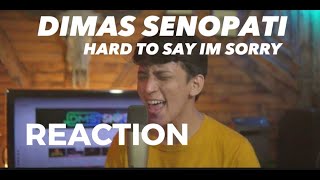 DIMAS SENOPATI -HARD TO SAY IM SORRY REACTION #dimassenopati #singer #reactionvideo