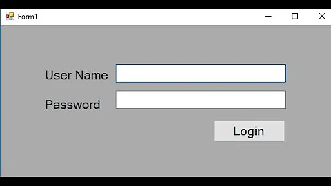 C# Role Based Authorization Login System. | Admin And User |