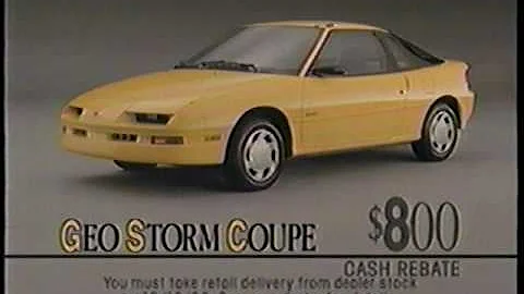 1991 Chevy Geo Storm Ad