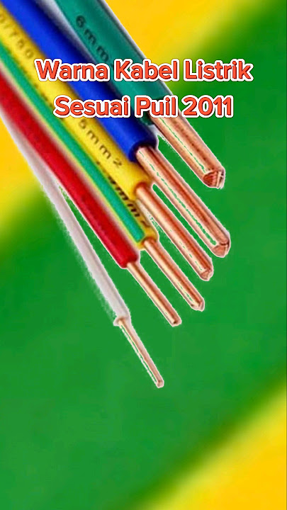 Arti warna kabel listrik #Shorts #Electric