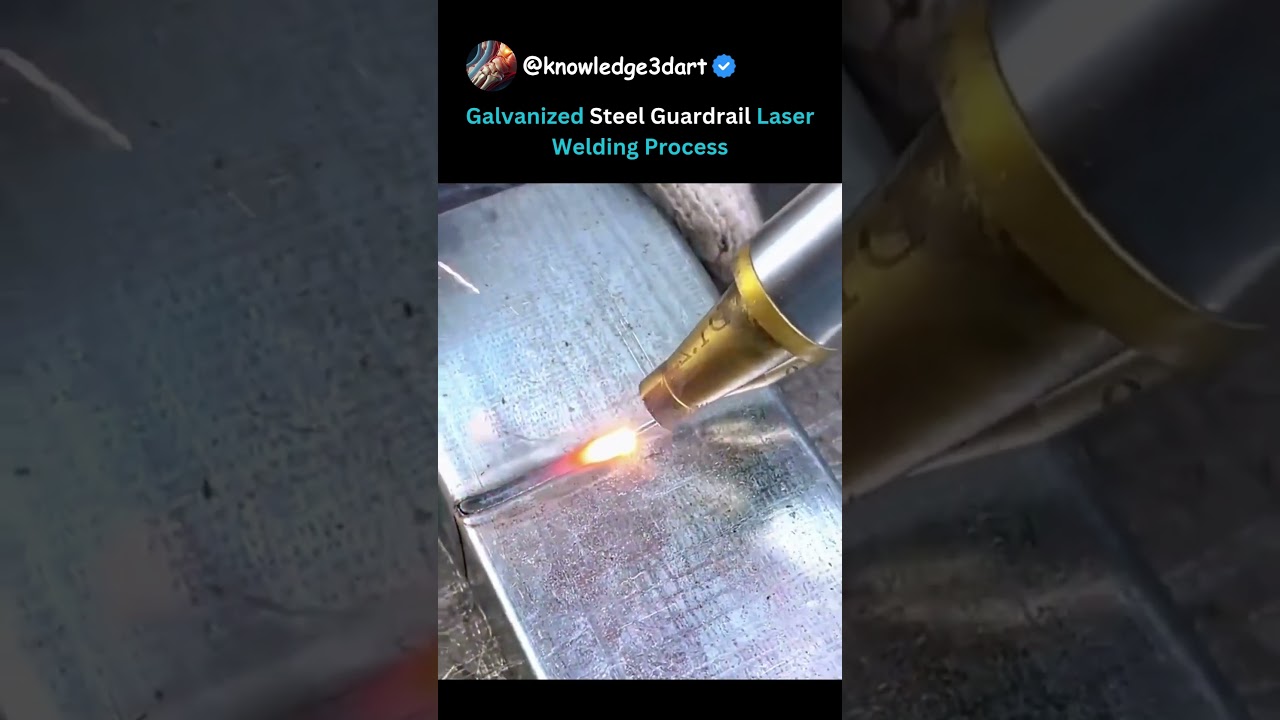 Galvanized Steel Guardrail Laser Welding Process
