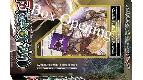 Box Opening of knights of the round table F.O.W