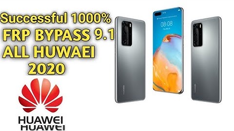 #FRP_ALL_HUWAEI#FRP_HUWAEI_2020 All Huawei  Frp Unlock/Bypass Google Account Lock Android 9.1