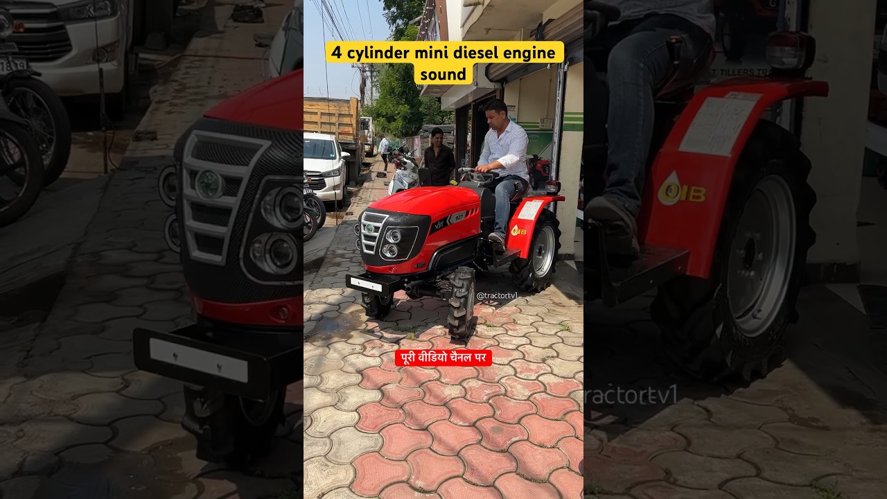 Vst shakti 4 cylinder mini tractor 