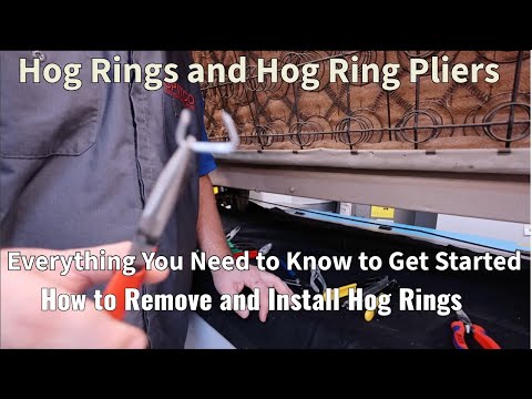 How To Use Hog Rings For Upholstery
