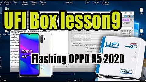 UFI Box lesson9 How to Flashing OPPO A5 2020