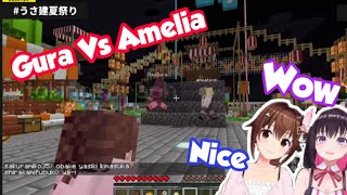 Azki and Sora-chan watched Gura and Amelia's Fight 'Summer Festival'[Hololive]