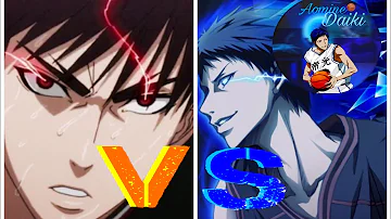 Aomine vs kagami (zone) AMV kuroko  no basket - my demons