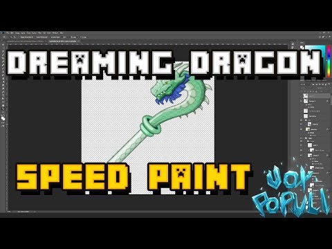 Speed Paint - Dreaming Dragon