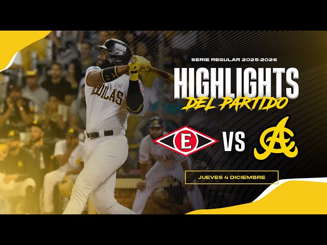 Highlights: Leones del Escogido vs Águilas Cibaeñas | 4 de Diciembre