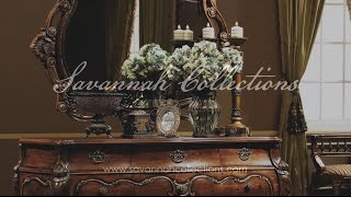 Victorian Furniture Dresser and Mirror by Savannah Collections - Thomasville